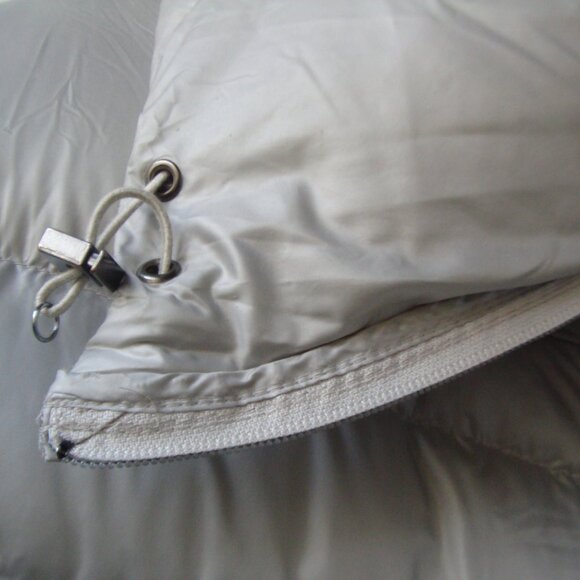 MARINA SPORT Women's Gray Duck Down Quilted Puffer Jacket, Size M-L. Italy - Picture 7 of 16